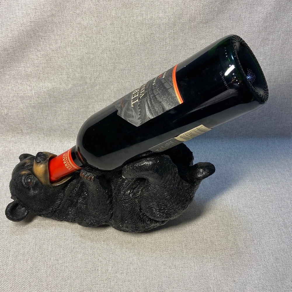 DWK  Black Bear Wine Holder...